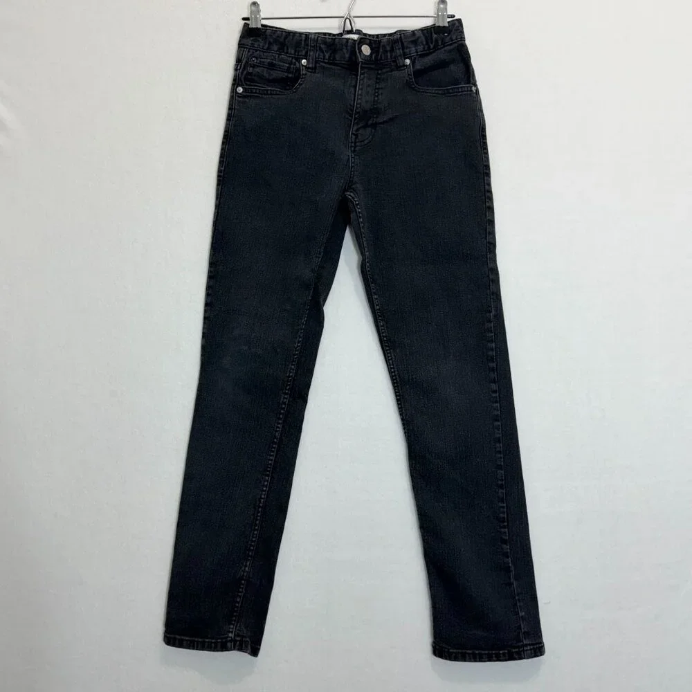 Calvin Klein Jeans Slim Straight Womens Size 16 Dark Wash Stretch Denim - Picture 2 of 14